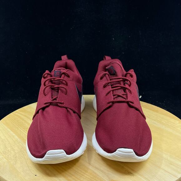 Nike Roshe One Run Team Red Burgundy Ash Grey Sail 511881-613 Men's Size 9 - Picture 3 of 9